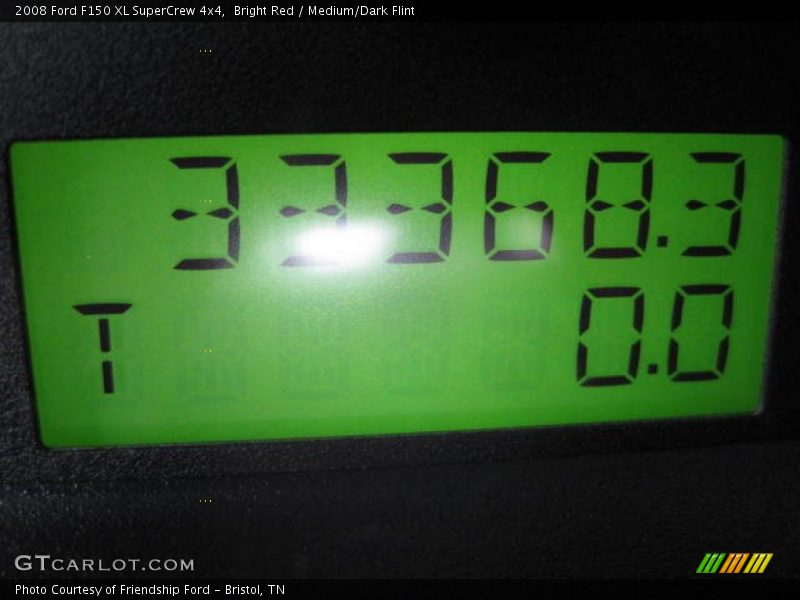 Bright Red / Medium/Dark Flint 2008 Ford F150 XL SuperCrew 4x4