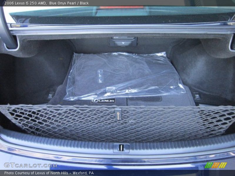 Blue Onyx Pearl / Black 2006 Lexus IS 250 AWD