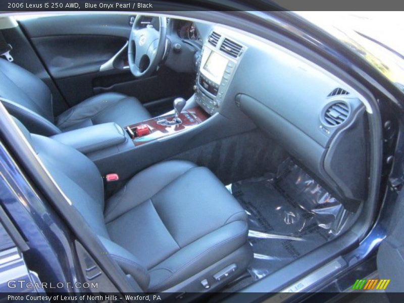 Blue Onyx Pearl / Black 2006 Lexus IS 250 AWD