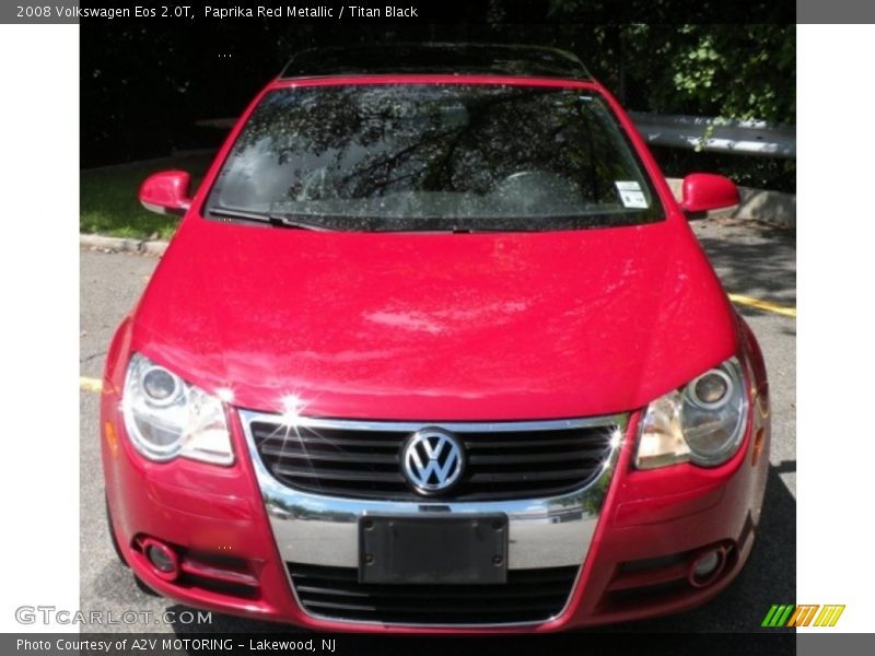 Paprika Red Metallic / Titan Black 2008 Volkswagen Eos 2.0T