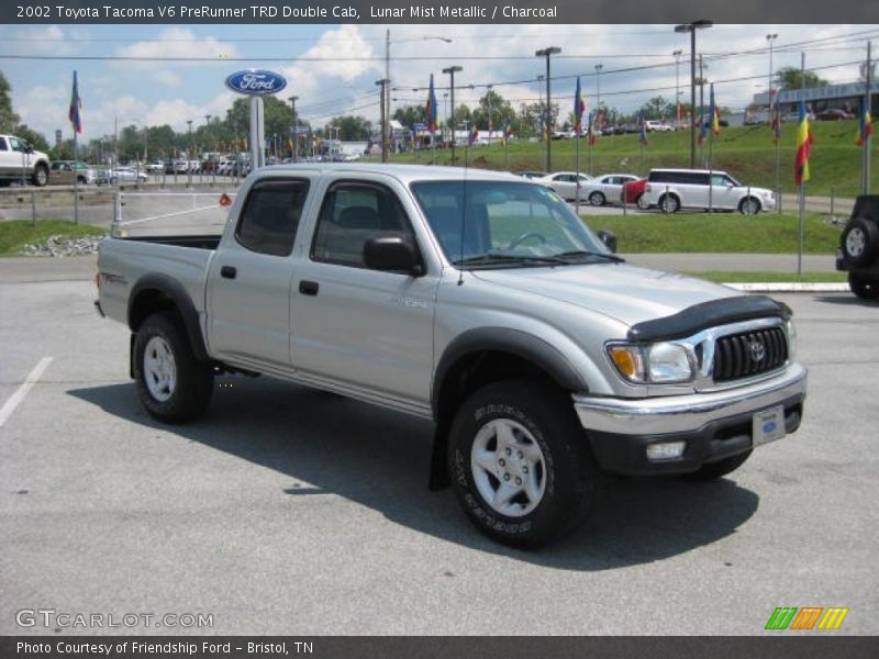 Lunar Mist Metallic / Charcoal 2002 Toyota Tacoma V6 PreRunner TRD Double Cab