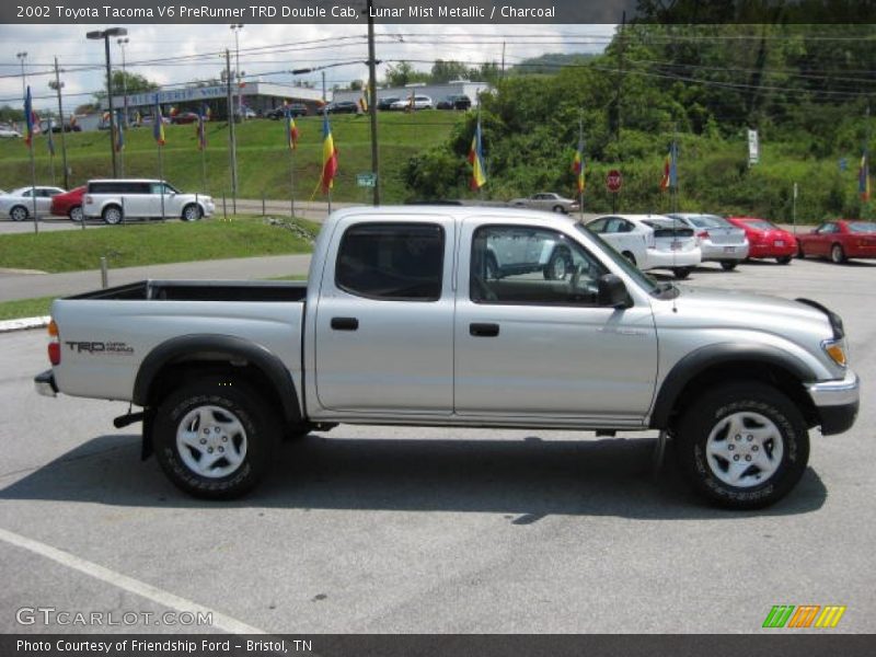 Lunar Mist Metallic / Charcoal 2002 Toyota Tacoma V6 PreRunner TRD Double Cab