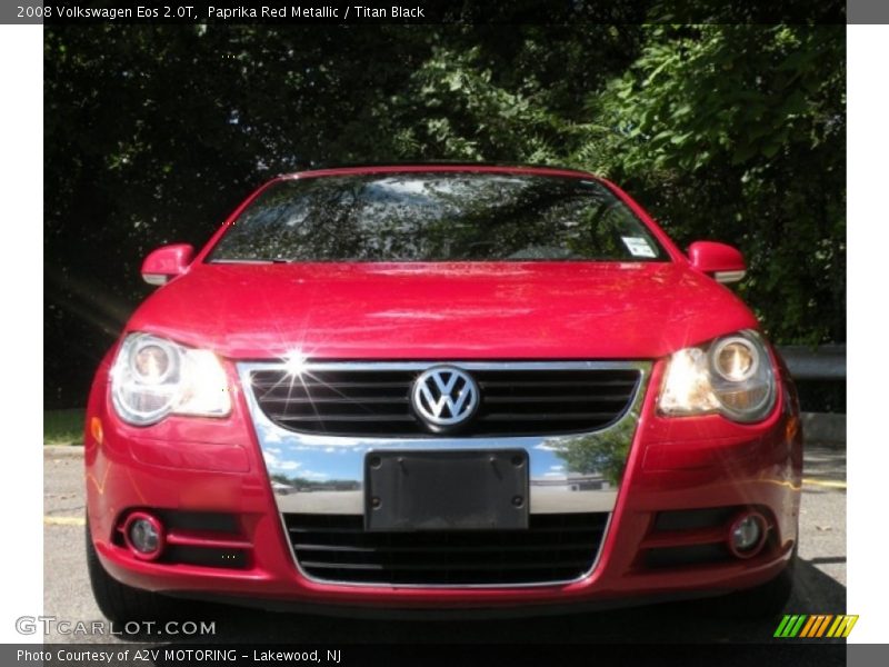 Paprika Red Metallic / Titan Black 2008 Volkswagen Eos 2.0T