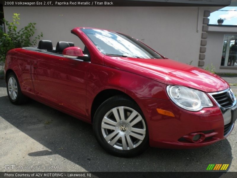 Paprika Red Metallic / Titan Black 2008 Volkswagen Eos 2.0T