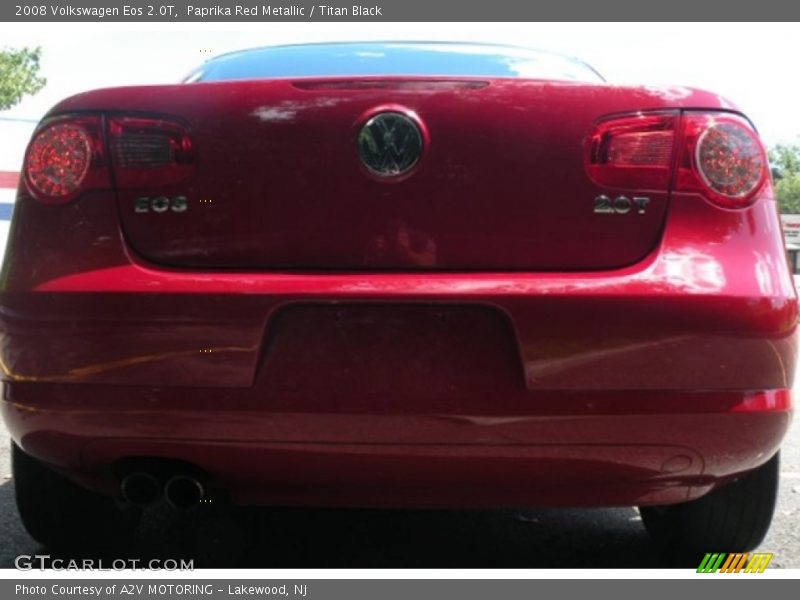 Paprika Red Metallic / Titan Black 2008 Volkswagen Eos 2.0T