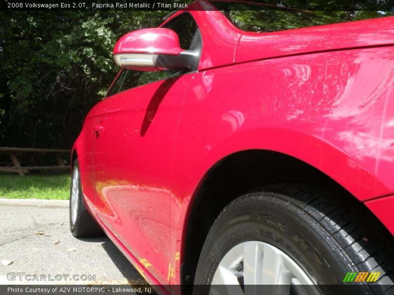 Paprika Red Metallic / Titan Black 2008 Volkswagen Eos 2.0T