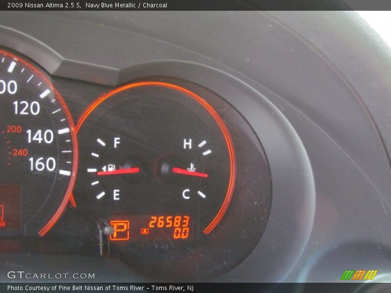 Navy Blue Metallic / Charcoal 2009 Nissan Altima 2.5 S