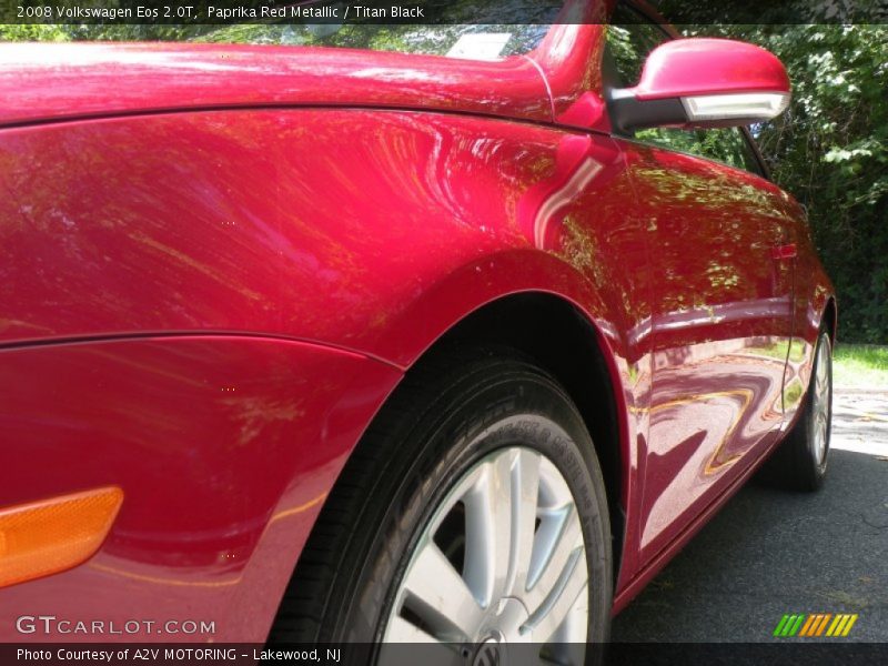 Paprika Red Metallic / Titan Black 2008 Volkswagen Eos 2.0T