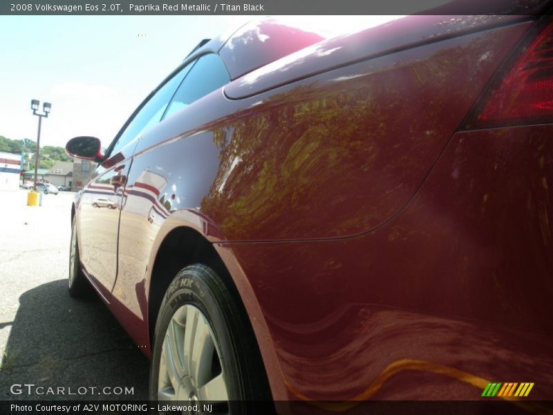 Paprika Red Metallic / Titan Black 2008 Volkswagen Eos 2.0T