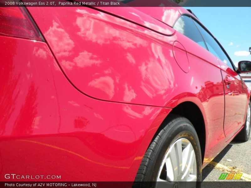 Paprika Red Metallic / Titan Black 2008 Volkswagen Eos 2.0T