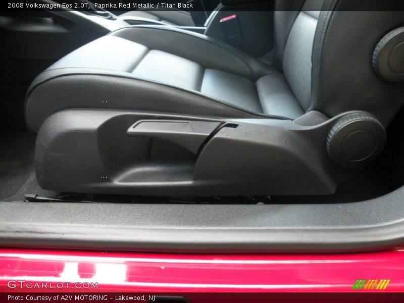 Paprika Red Metallic / Titan Black 2008 Volkswagen Eos 2.0T