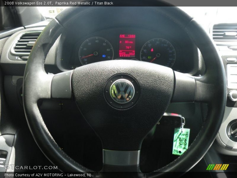 Paprika Red Metallic / Titan Black 2008 Volkswagen Eos 2.0T