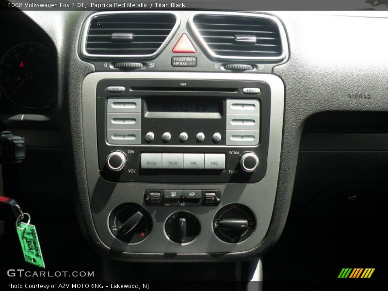 Paprika Red Metallic / Titan Black 2008 Volkswagen Eos 2.0T