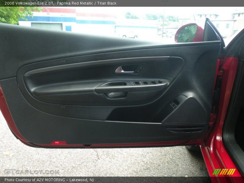 Paprika Red Metallic / Titan Black 2008 Volkswagen Eos 2.0T
