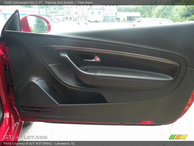 Paprika Red Metallic / Titan Black 2008 Volkswagen Eos 2.0T