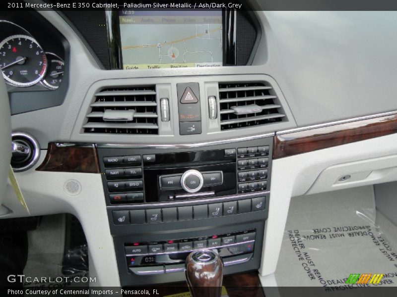 Palladium Silver Metallic / Ash/Dark Grey 2011 Mercedes-Benz E 350 Cabriolet