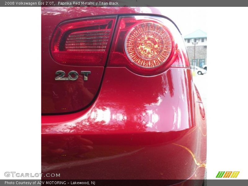 Paprika Red Metallic / Titan Black 2008 Volkswagen Eos 2.0T
