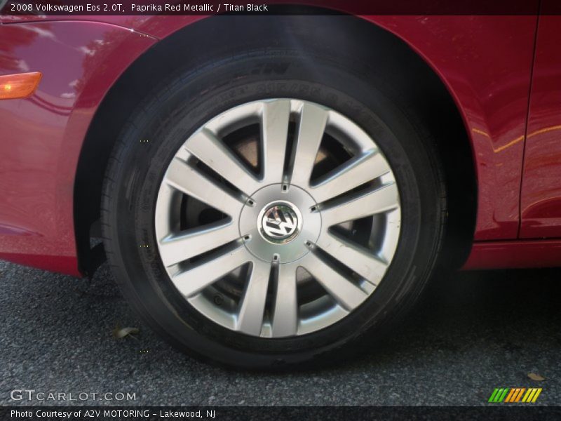 Paprika Red Metallic / Titan Black 2008 Volkswagen Eos 2.0T