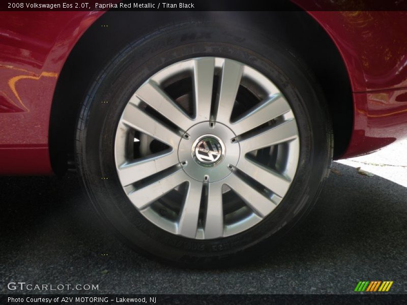 Paprika Red Metallic / Titan Black 2008 Volkswagen Eos 2.0T