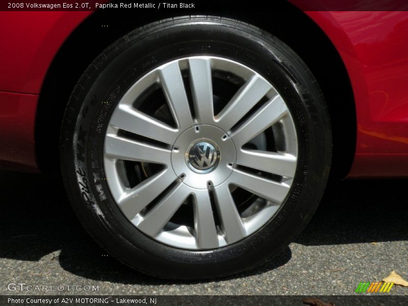 Paprika Red Metallic / Titan Black 2008 Volkswagen Eos 2.0T