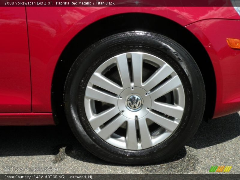 Paprika Red Metallic / Titan Black 2008 Volkswagen Eos 2.0T