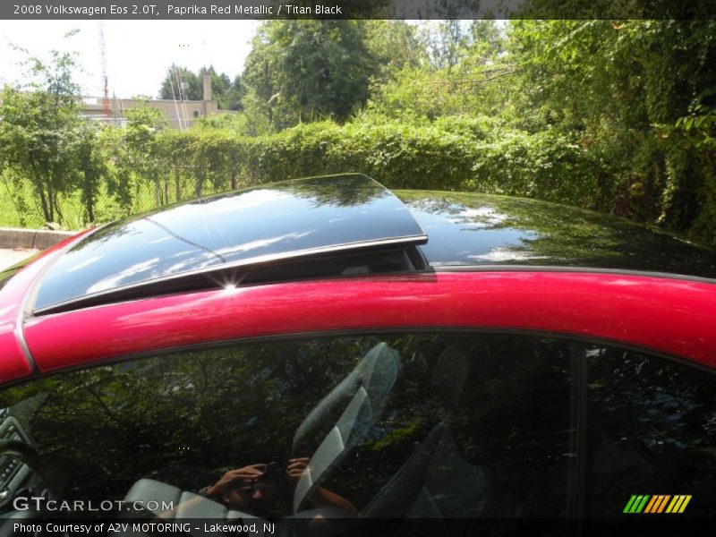 Paprika Red Metallic / Titan Black 2008 Volkswagen Eos 2.0T