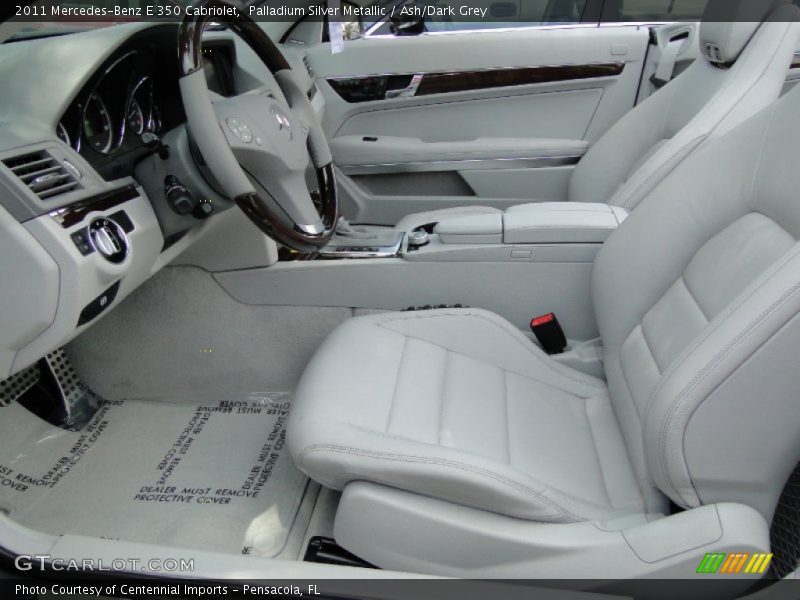 Palladium Silver Metallic / Ash/Dark Grey 2011 Mercedes-Benz E 350 Cabriolet