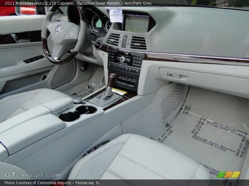 Palladium Silver Metallic / Ash/Dark Grey 2011 Mercedes-Benz E 350 Cabriolet
