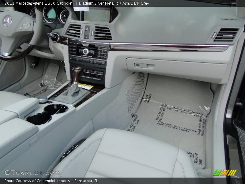 Palladium Silver Metallic / Ash/Dark Grey 2011 Mercedes-Benz E 350 Cabriolet