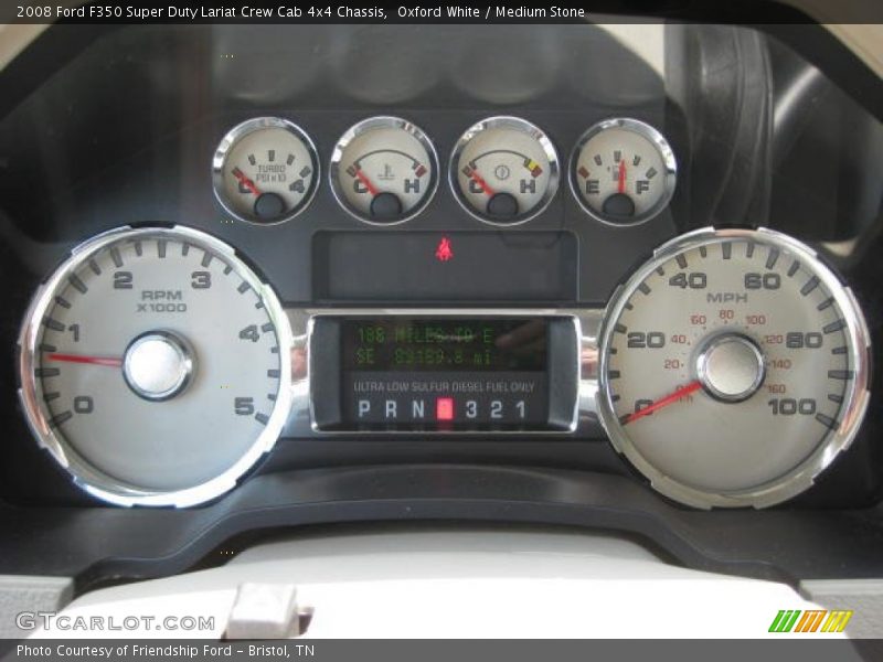  2008 F350 Super Duty Lariat Crew Cab 4x4 Chassis Lariat Crew Cab 4x4 Chassis Gauges