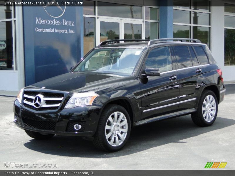 Black / Black 2012 Mercedes-Benz GLK 350