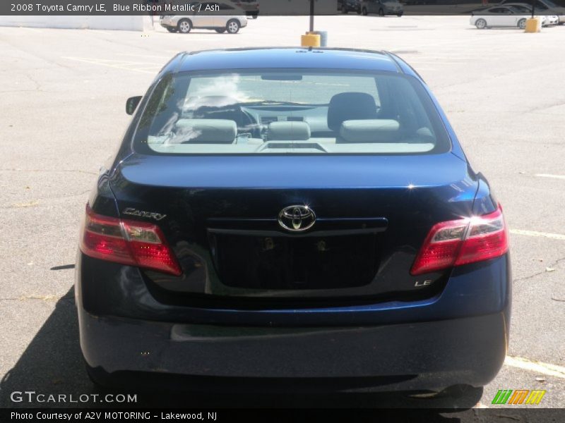 Blue Ribbon Metallic / Ash 2008 Toyota Camry LE