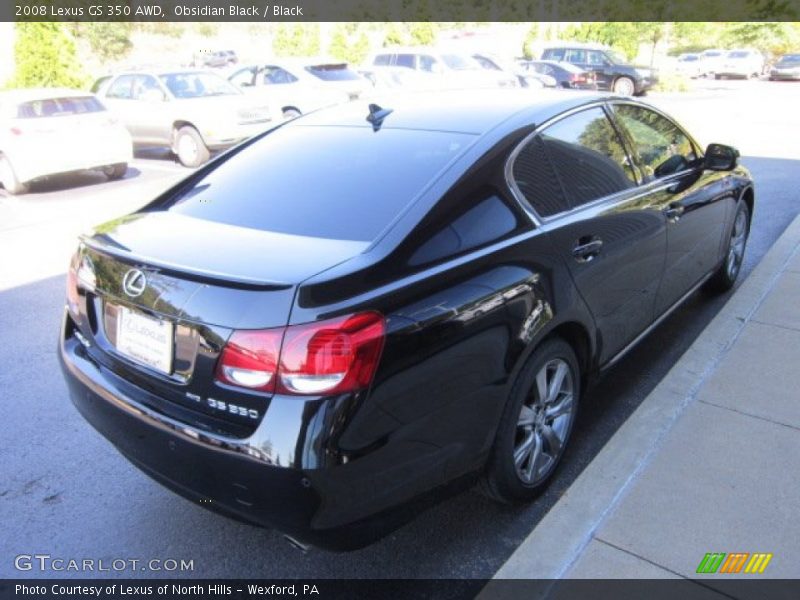 Obsidian Black / Black 2008 Lexus GS 350 AWD