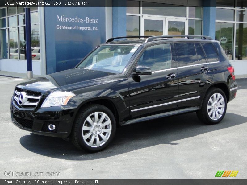 Black / Black 2012 Mercedes-Benz GLK 350
