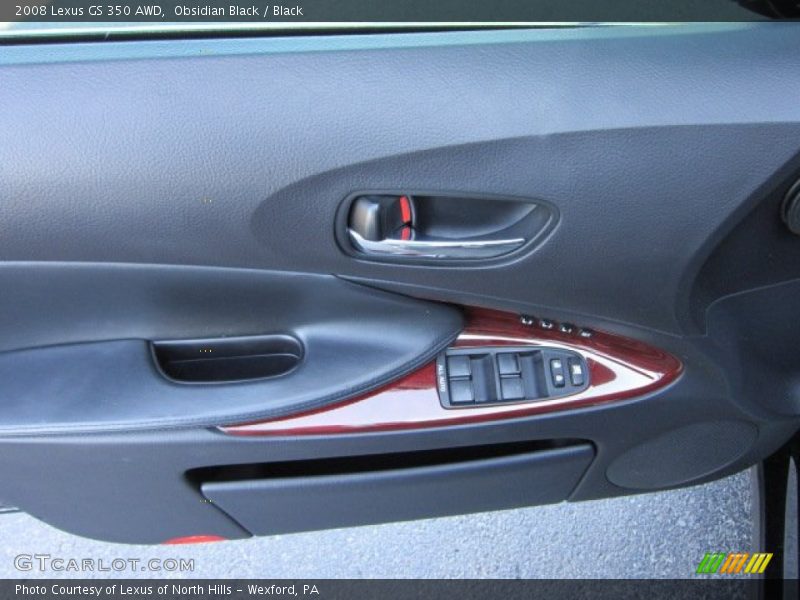 Obsidian Black / Black 2008 Lexus GS 350 AWD