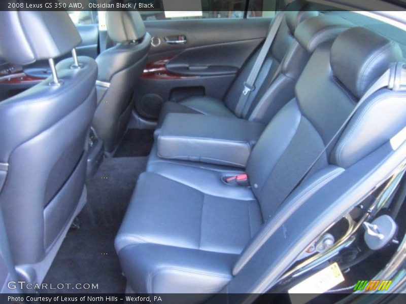 Obsidian Black / Black 2008 Lexus GS 350 AWD