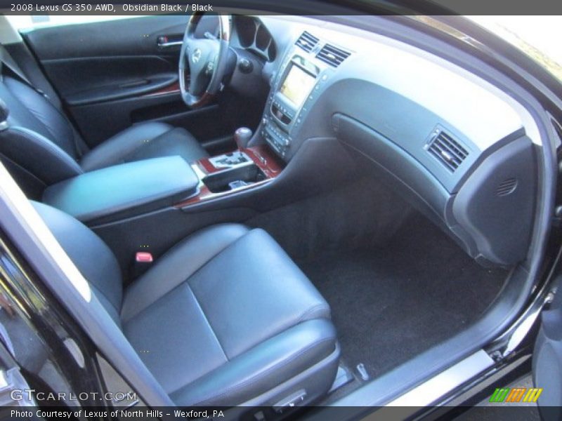 Obsidian Black / Black 2008 Lexus GS 350 AWD