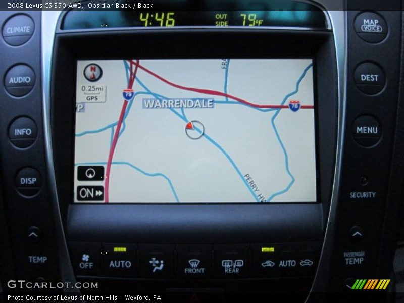 Obsidian Black / Black 2008 Lexus GS 350 AWD