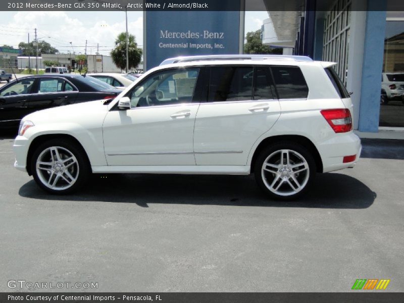 Arctic White / Almond/Black 2012 Mercedes-Benz GLK 350 4Matic