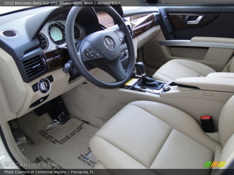 Arctic White / Almond/Black 2012 Mercedes-Benz GLK 350 4Matic