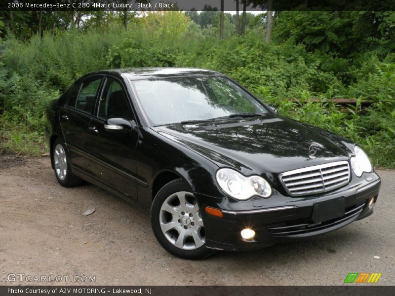 Black / Black 2006 Mercedes-Benz C 280 4Matic Luxury