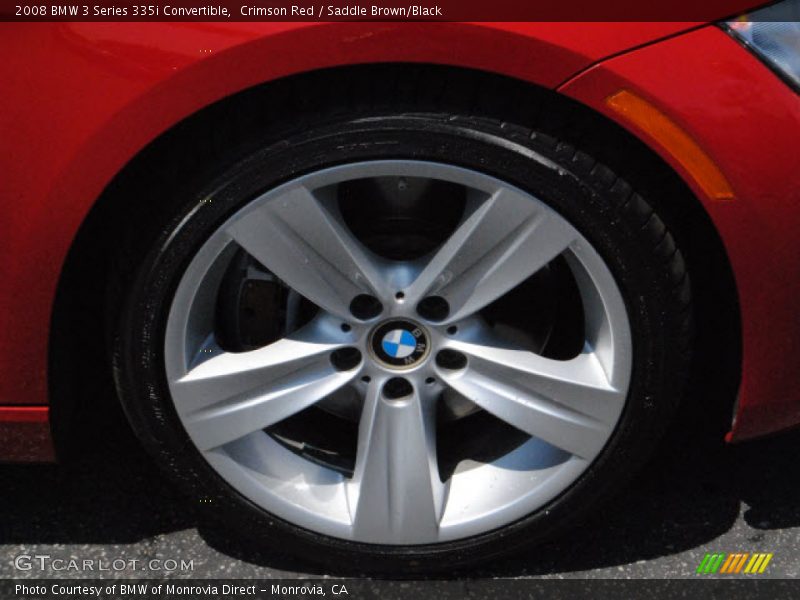 Crimson Red / Saddle Brown/Black 2008 BMW 3 Series 335i Convertible