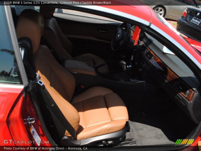 Crimson Red / Saddle Brown/Black 2008 BMW 3 Series 335i Convertible