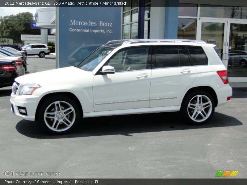 Arctic White / Almond/Black 2012 Mercedes-Benz GLK 350 4Matic