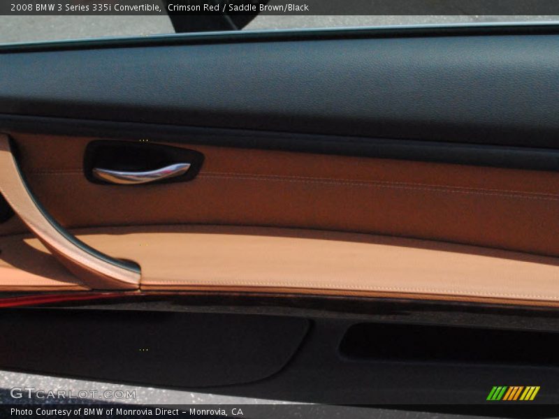 Crimson Red / Saddle Brown/Black 2008 BMW 3 Series 335i Convertible