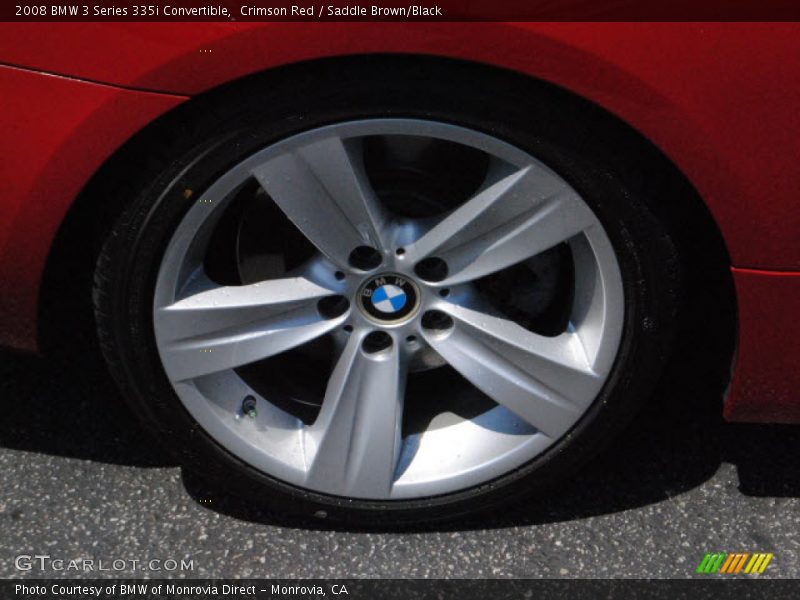 Crimson Red / Saddle Brown/Black 2008 BMW 3 Series 335i Convertible