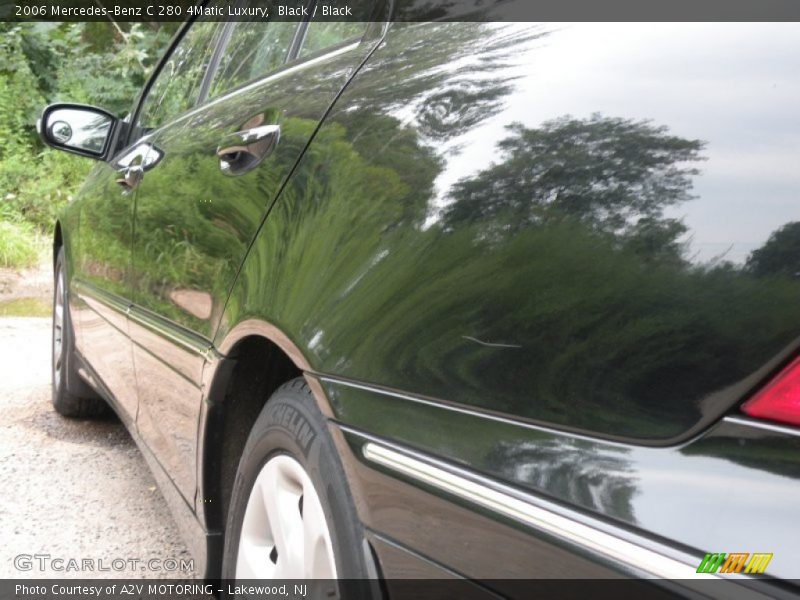Black / Black 2006 Mercedes-Benz C 280 4Matic Luxury