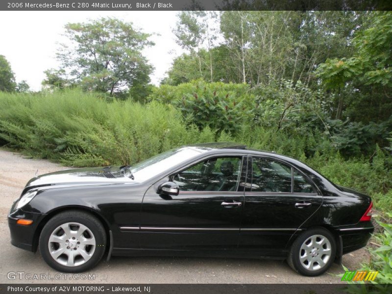 Black / Black 2006 Mercedes-Benz C 280 4Matic Luxury