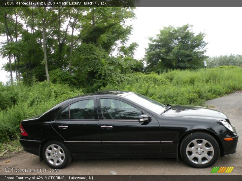Black / Black 2006 Mercedes-Benz C 280 4Matic Luxury