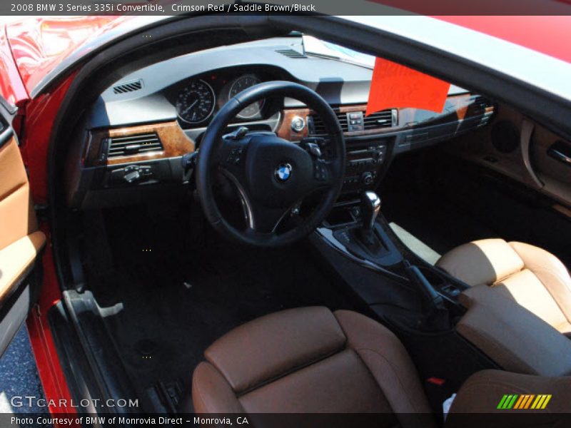 Crimson Red / Saddle Brown/Black 2008 BMW 3 Series 335i Convertible